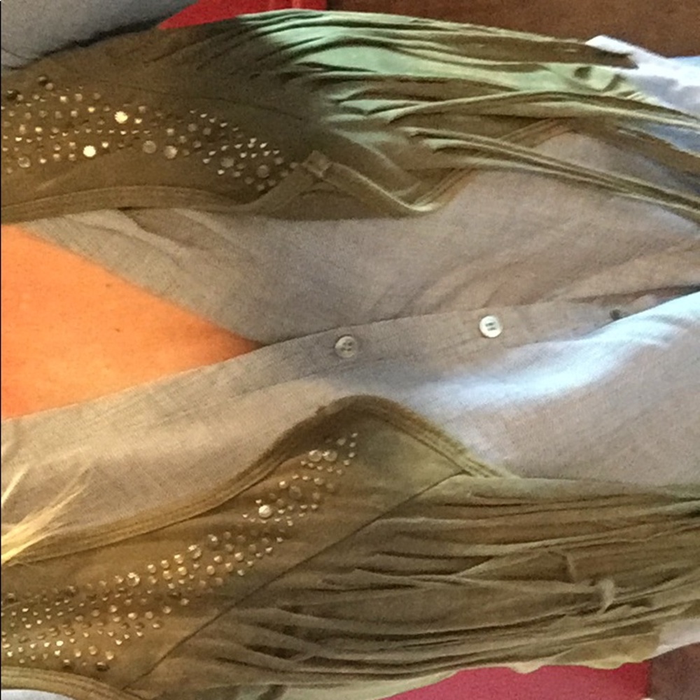 Fringed vest